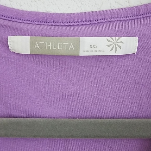 𝅺athleta xxs work out tank top Built in Bra lilac - Picture 2 of 8